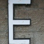 Letter E